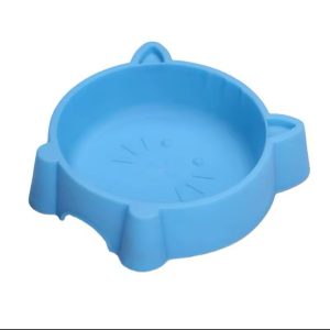 Cat face food bowl
